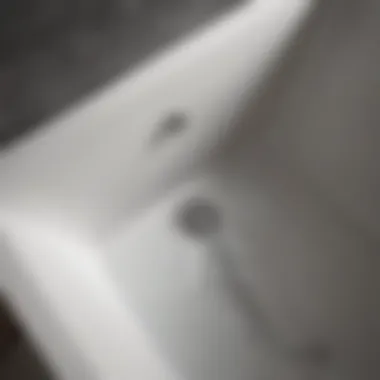 Fully Installed Bath Drain Completed bath drain setup