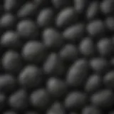 Different types of lump charcoal showcasing their texture and quality