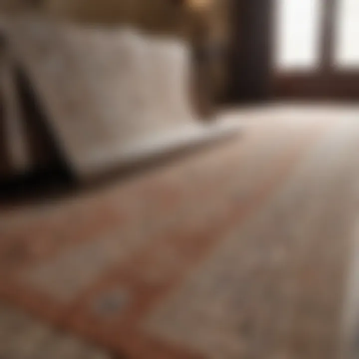 Demonstration of carpet installation using double sided tape