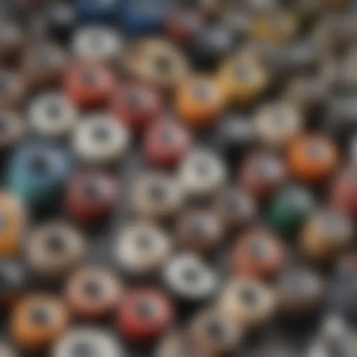 Different types of double sided tape displayed