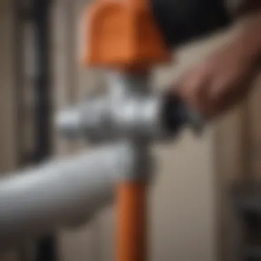 Installing a Water Pipe Repair Clamp Installation of a water pipe repair clamp