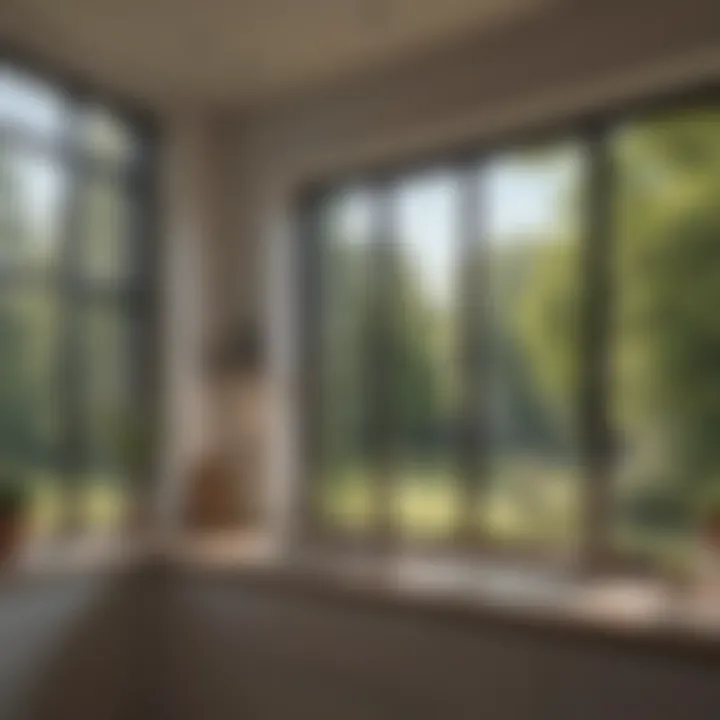 Energy-efficient adjustable window in a residential setting