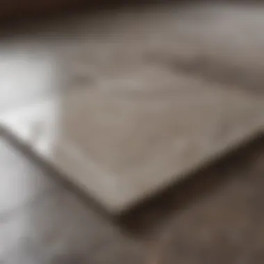 Advanced tile adhesive bonding process