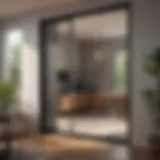 Innovative retractable screen for sliding glass door