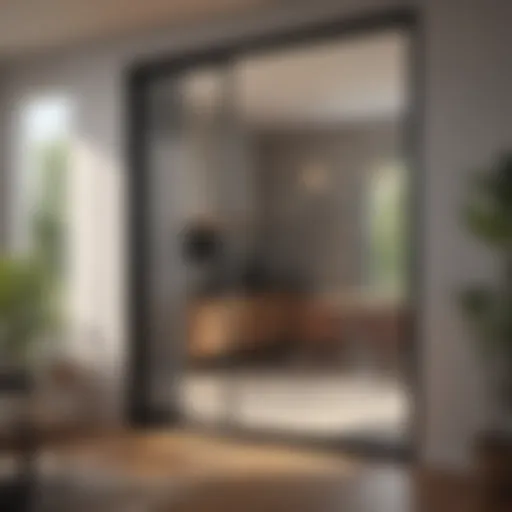 Innovative retractable screen for sliding glass door