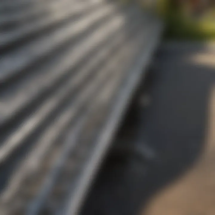 Gutter guards installed on a residential property demonstrating water management