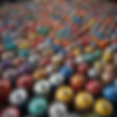 Colorful Array of Spray Paint Cans Vibrant spray paint cans arranged artistically on a surface
