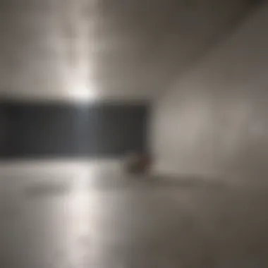 Applying Sealant for Concrete Ceiling Crack Repair