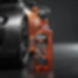 Detailed view of Armor All Tire Shine Spray bottle