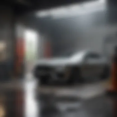 A vehicle undergoing a thorough wash using Armour All products.