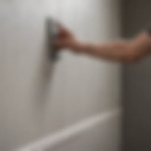 Artisanal craftsmanship in sheetrock patching