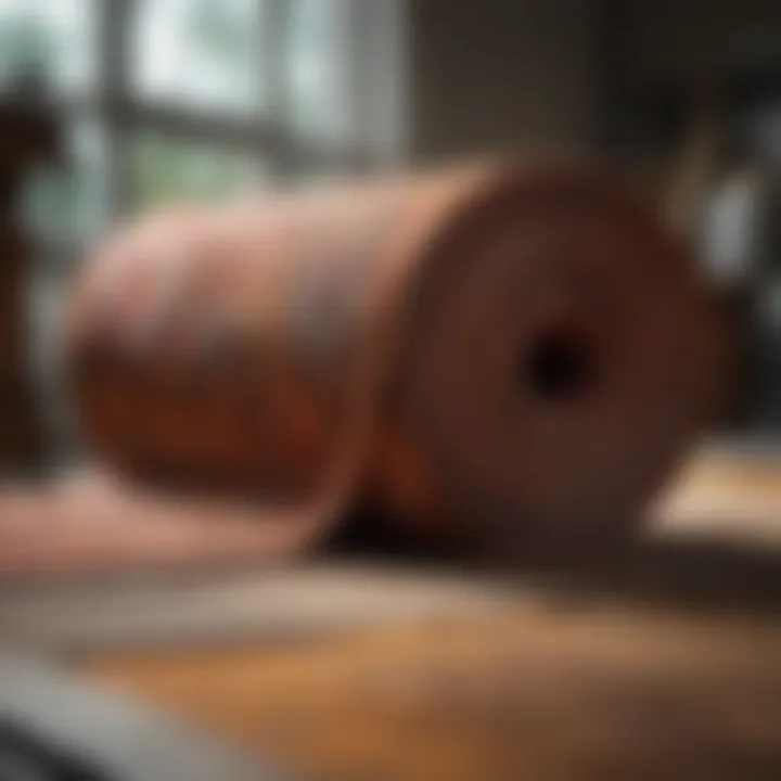 Artistic use of heavy-duty felt in creative projects