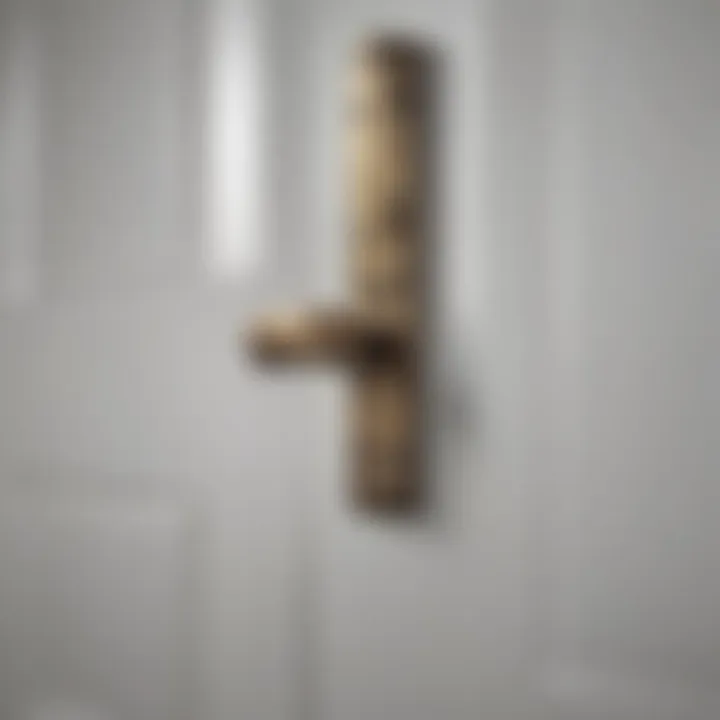 Illustration demonstrating the proper installation technique of an ASA strike plate