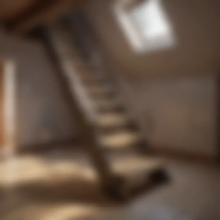 Attic stairs safety equipment