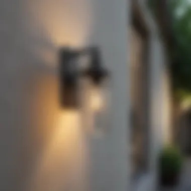 Modern Wall Sconces for Outdoor Spaces Modern outdoor wall sconces enhancing patio ambiance