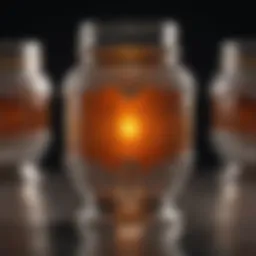 Exquisite craftsmanship of a ball flute jar