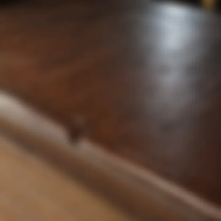 Modern bar top molding material selection