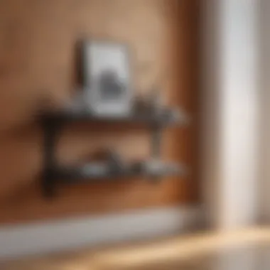 Wall Shelf Transformation Innovative Barn Door Floor Bracket as Wall Shelf