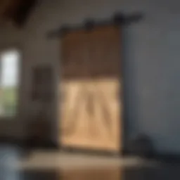 Elegant Barn Door Trolley Design