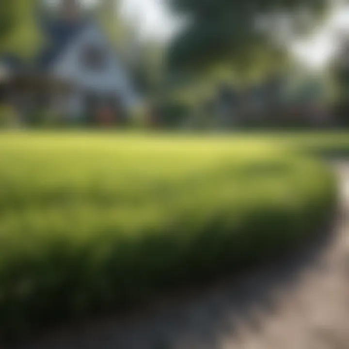 Transforming your lawn maintenance results Before and after comparison of lawn quality using the tool