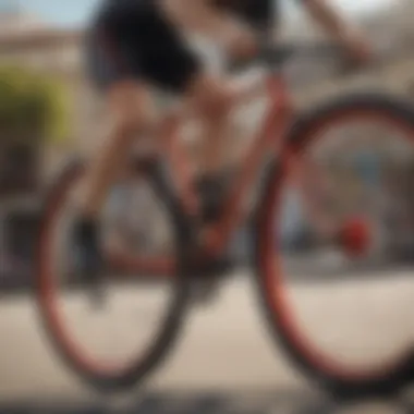 Experience the Smooth Ride of Bell Bicycle Tires Cyclist enjoying a smooth ride with Bell tires