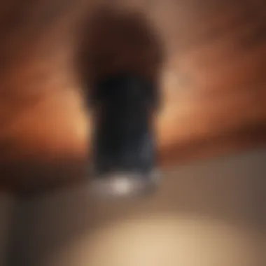Attic Fan Installation Installation of attic fan in a residential setting