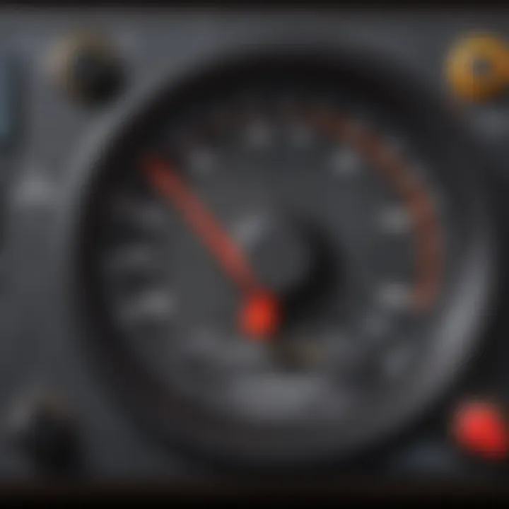 Advanced Digital Multimeter Features An advanced auto ranging digital multimeter showcasing its display and features.