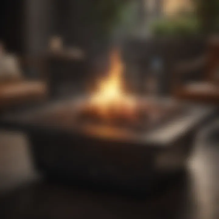 Fire table showcasing safety features and maintenance tips