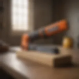 Compact sawzall tool showcasing its ergonomic design