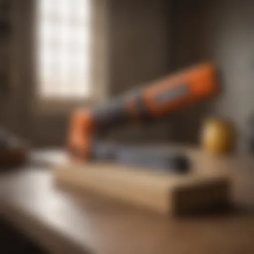 Compact sawzall tool showcasing its ergonomic design