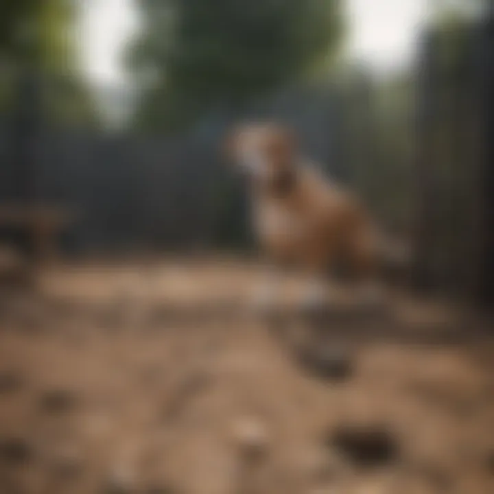 Installation process of underground dog fence