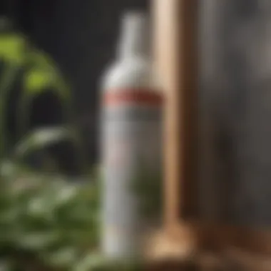 Close-up of active ingredients on a weed killer label