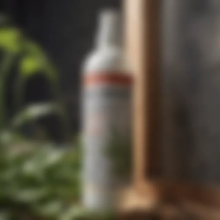 Close-up of active ingredients on a weed killer label