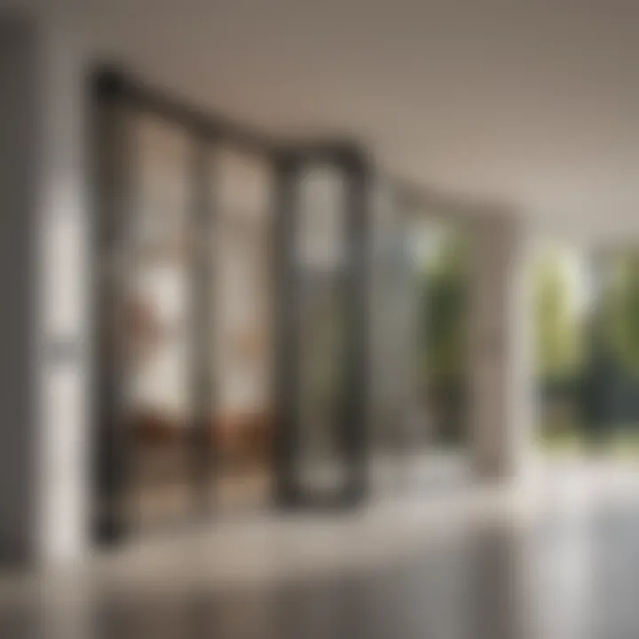 Elegant aesthetic of bifold doors in modern architecture