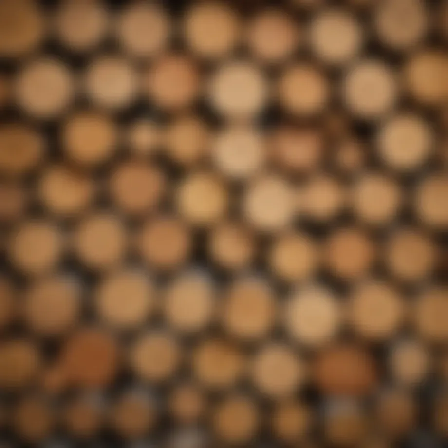 Elegant Birch Firewood Stack