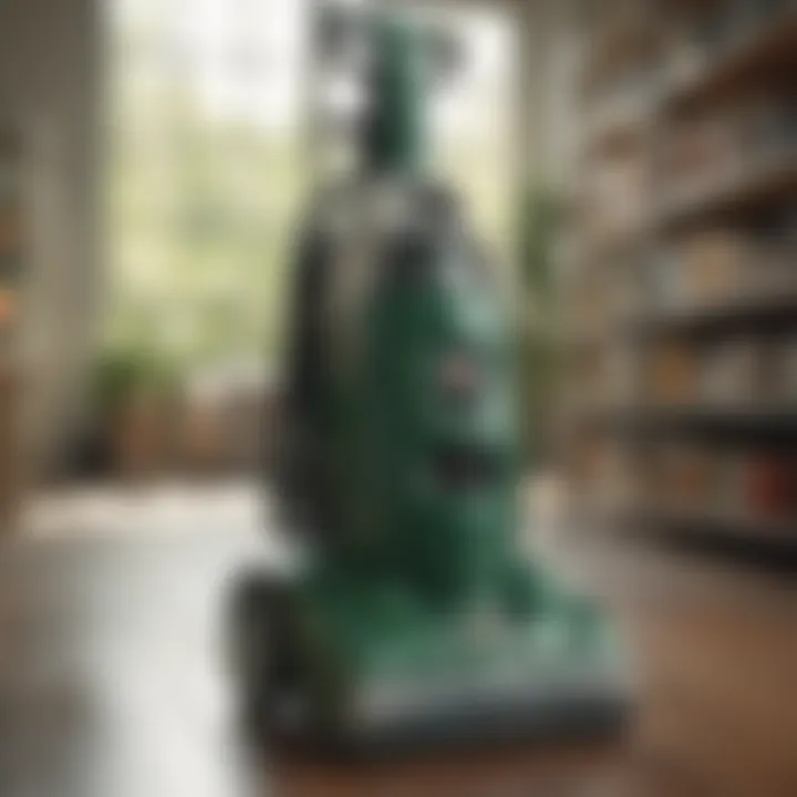 Bissell Big Green Machine Carpet Cleaner Displayed in Store Environment