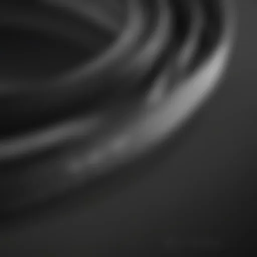 Detailed view of the Bissell CleanView Belt showcasing its design and structure.
