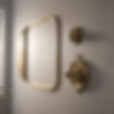 Sophisticated Installation Tools Brass picture hanger installation tools with elegant aesthetic