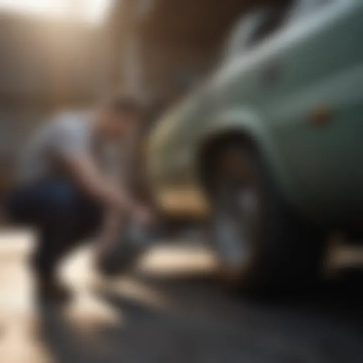 Inspecting the Gas Tank for Damage Gas tank inspection for damage