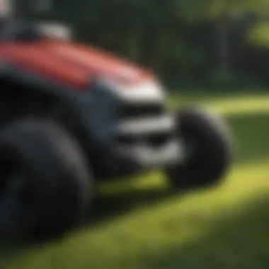 Successfully Installed Gas Tank Properly installed gas tank on lawn mower