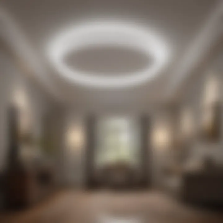 Brightness and ambiance of Halo Direct Ceiling Mount LED Lights