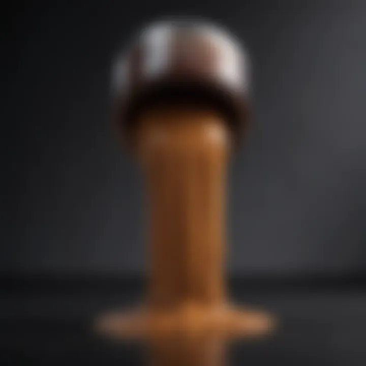 Close-up of a heat-resistant brown paint can
