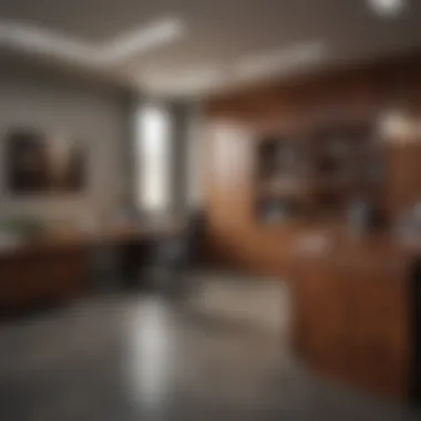 Brown Wiremold in Modern Office Design Elegant setting showcasing brown Wiremold in a modern office