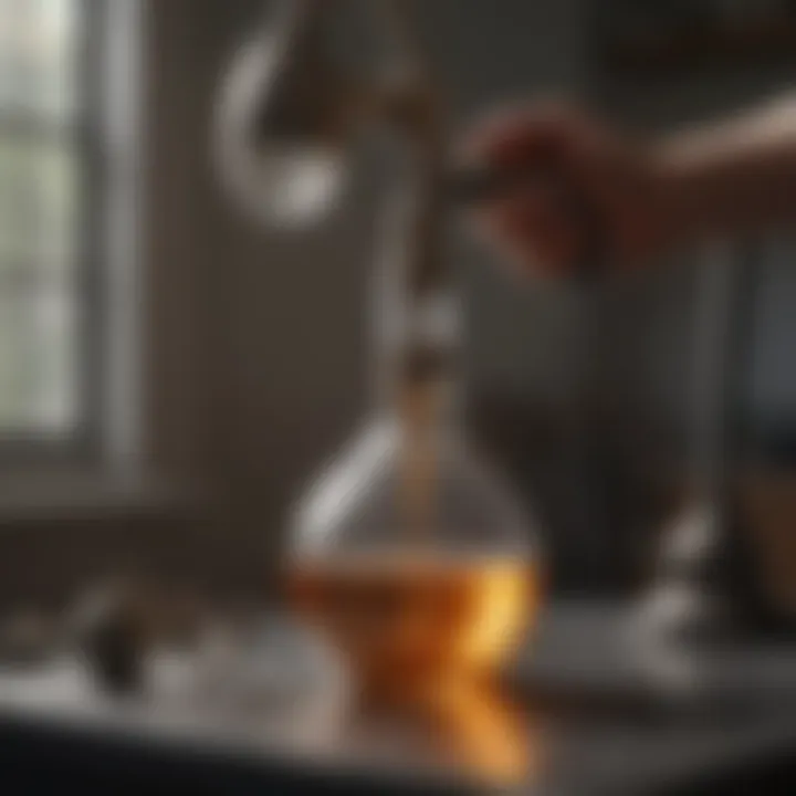 Versatile Tool in Action Detailed illustration showcasing the versatility of bulb siphon pumps