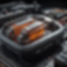 Car fuse diagram illustration