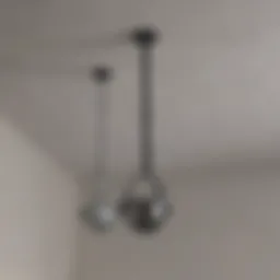 Illustration showing various types of ceiling anchors