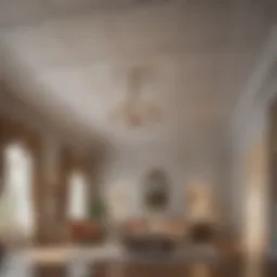 Ceiling paint coverage demonstration