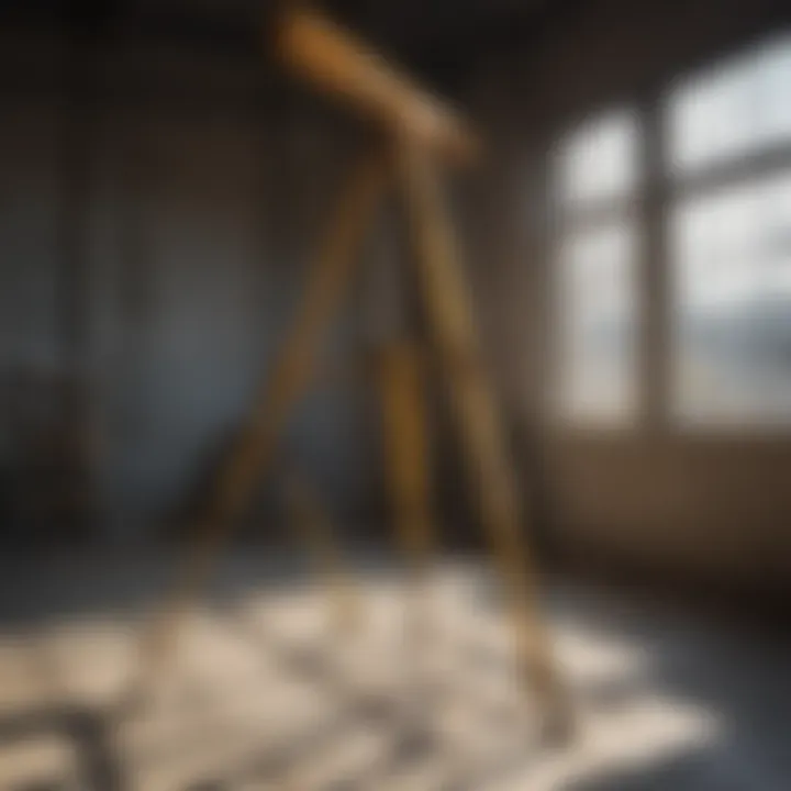 Centipede workstand in use on a construction site
