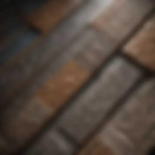 Variety of ceramic tile trims showcasing different designs and finishes