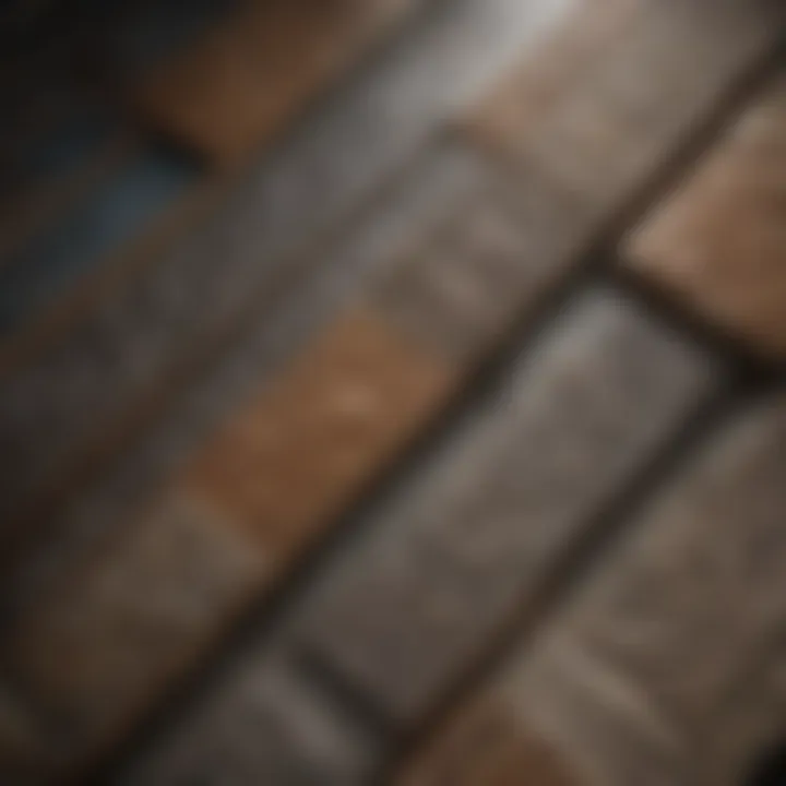 Variety of ceramic tile trims showcasing different designs and finishes